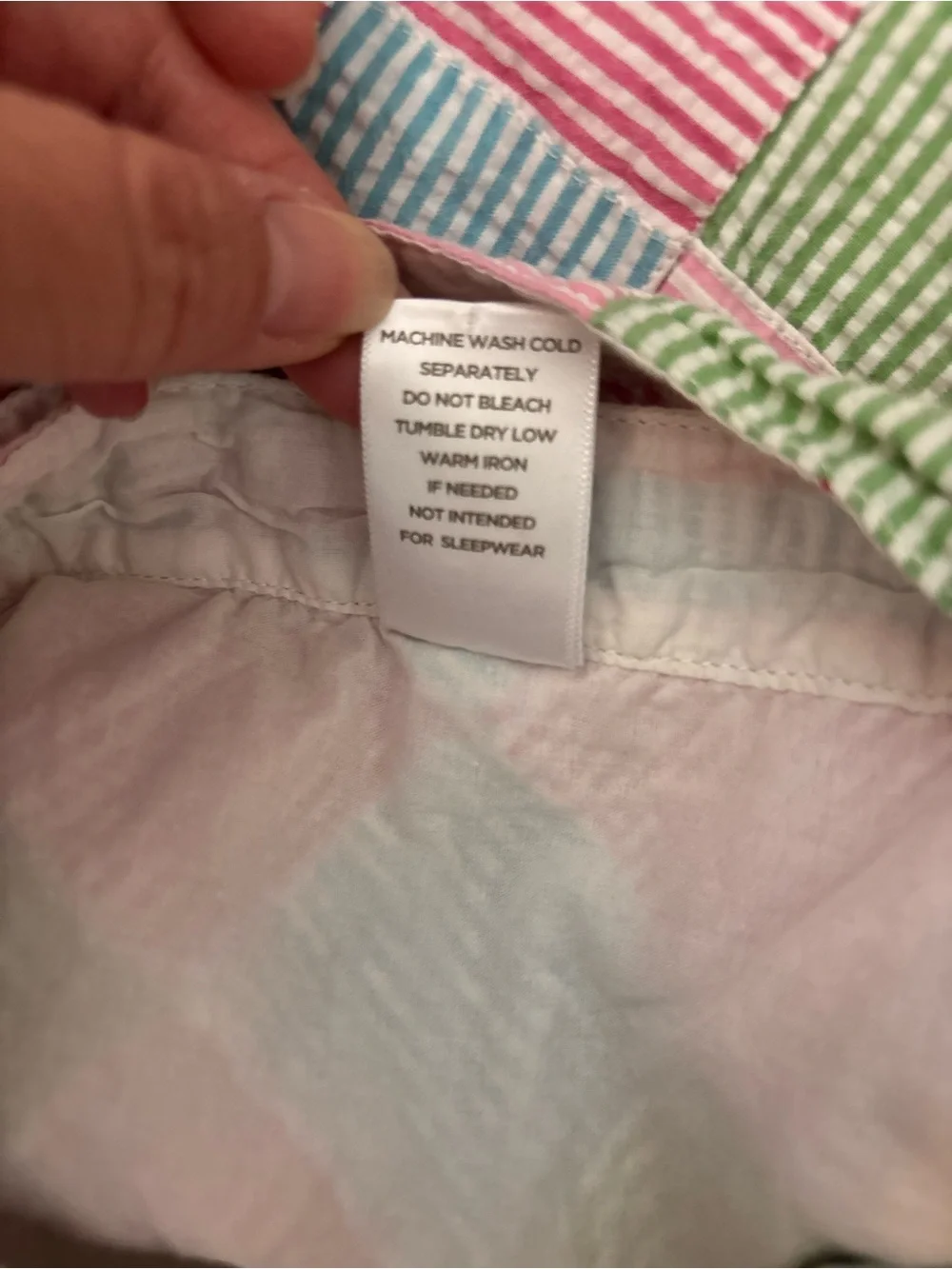 Girls 100% cotton Gymboree Seersucker Pink and Multicolor Striped SunDress - 4T